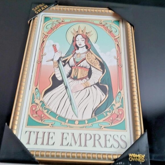 Sapna Shah Tarot Card The Empress Framed Wall Hanging Picture - Picture 4 of 5